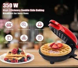 Electric-Mini-Waffle-Maker-with