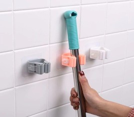 Self-Adhesive-Plastic-Mop-Rod